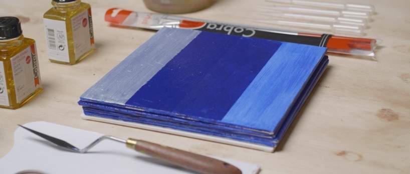 Composition d'un tableau à l'huile Cobra