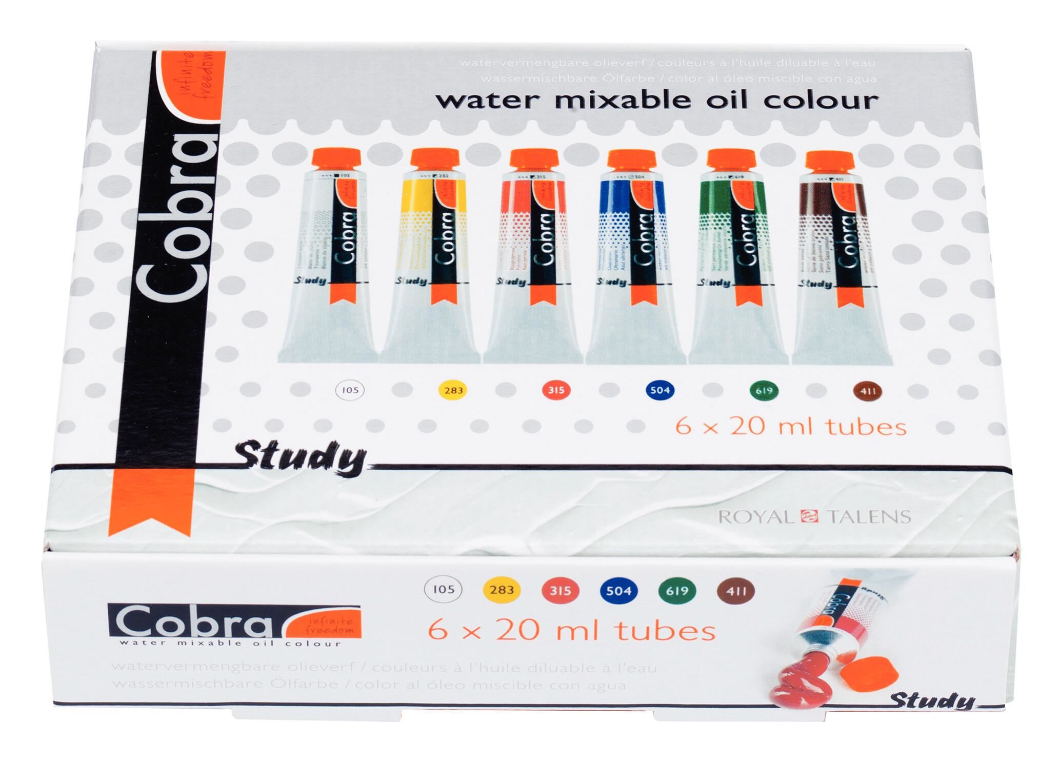 Study Set de Colores Al Óleo 6 x 20 ml