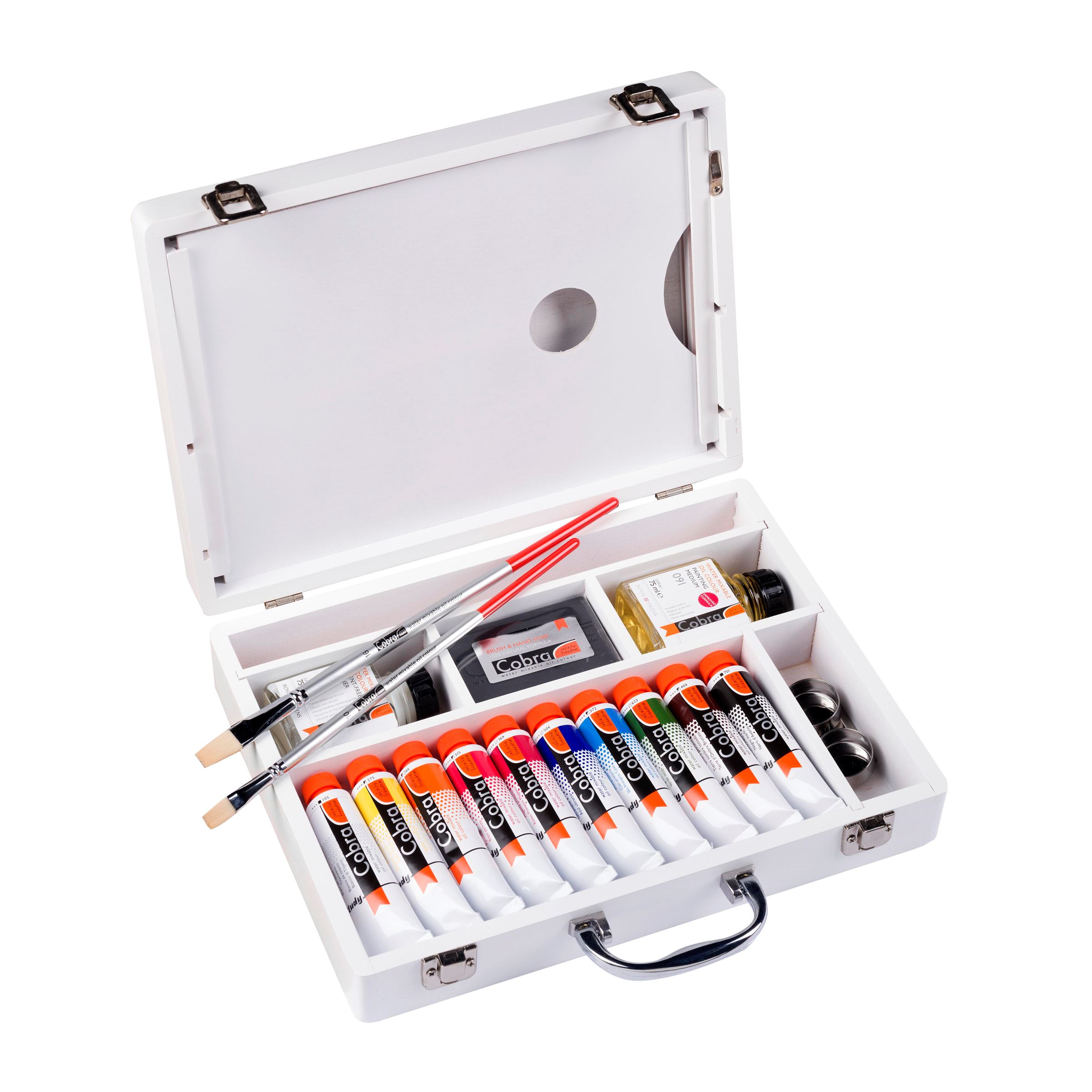 Study Set de colores al óleo Basic | 10 x 40 ml + accesorios